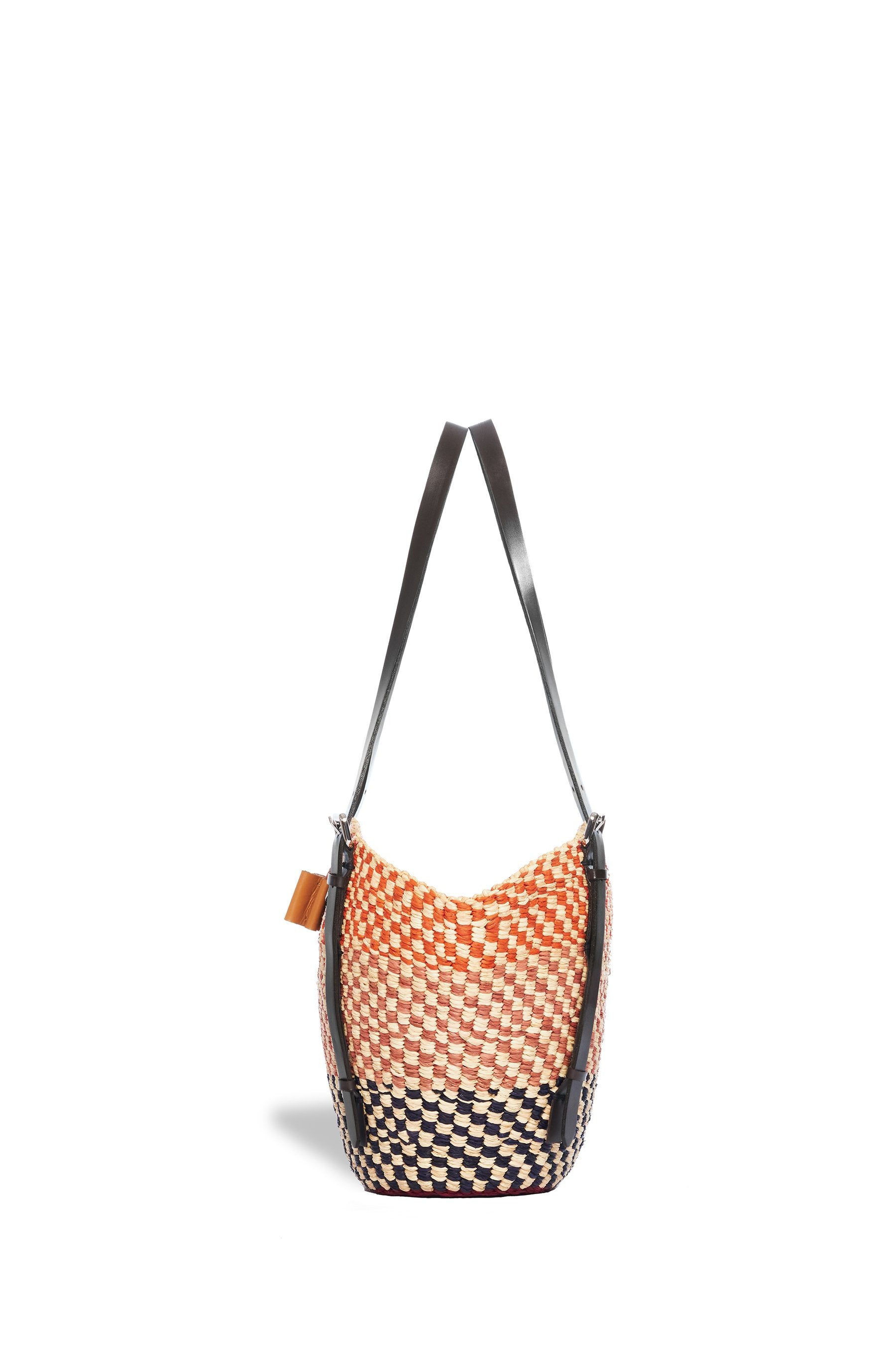 “Ara Oval” Raffia Bag