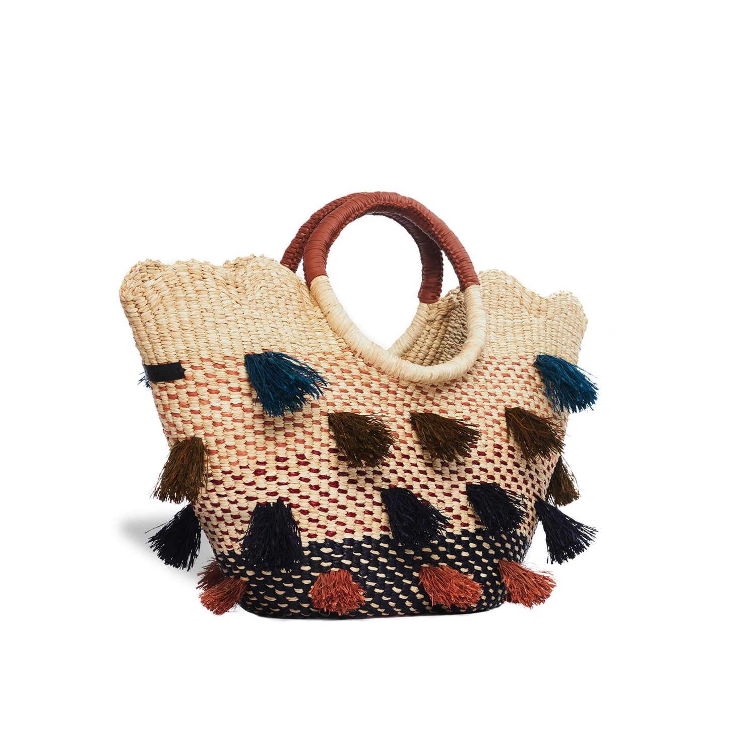 Raffia Tote &quot;Scallop&quot;